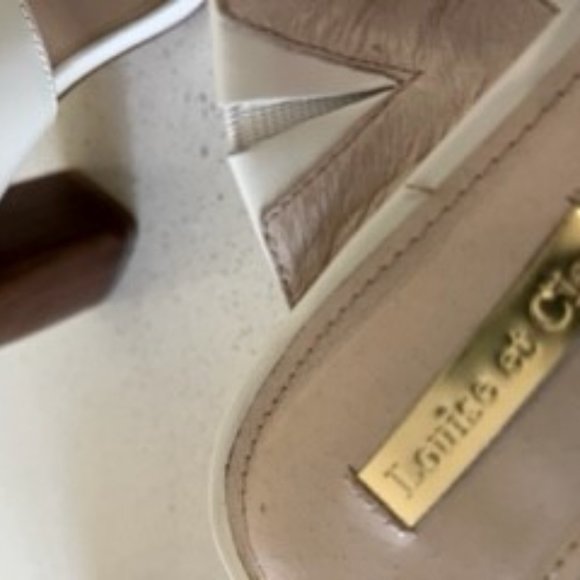 9M Louise et Cie, off white strappy open toe slide - Picture 8 of 9